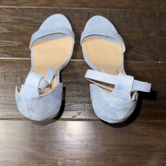 WOMENS LIGHT BLUE SHOE DAZZLE SANDAL SIZE 11 - Picture 7 of 10